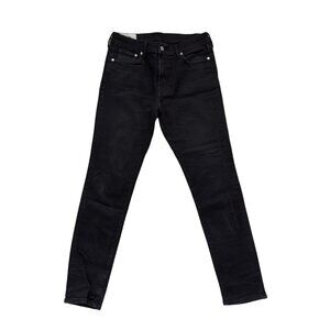 H&M Skinny Fit Black Jeans 33x32 Men's Slim Denim